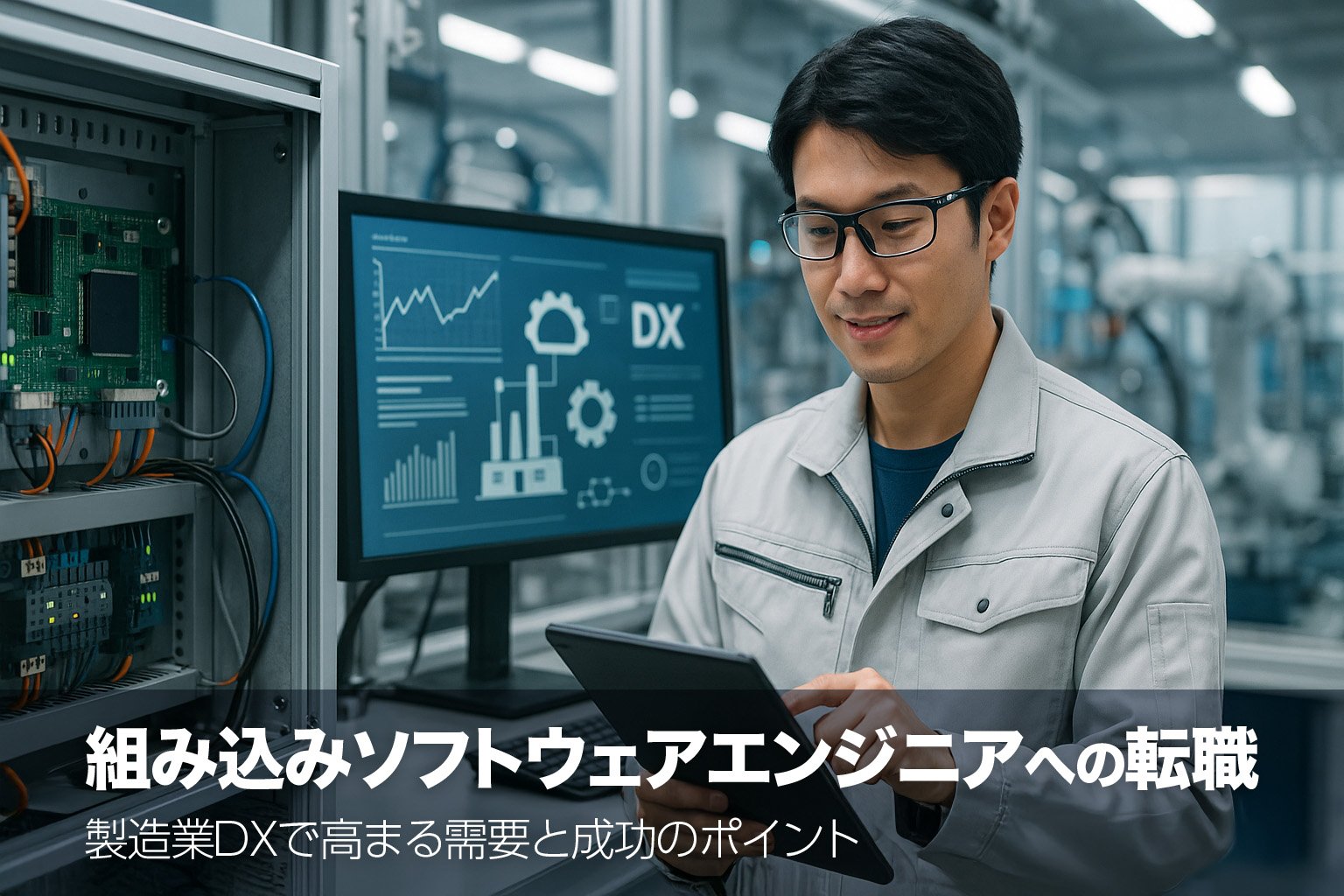 組み込みソフトウェアエンジニアへの転職　製造業DXで高まる需要と成功のポイント