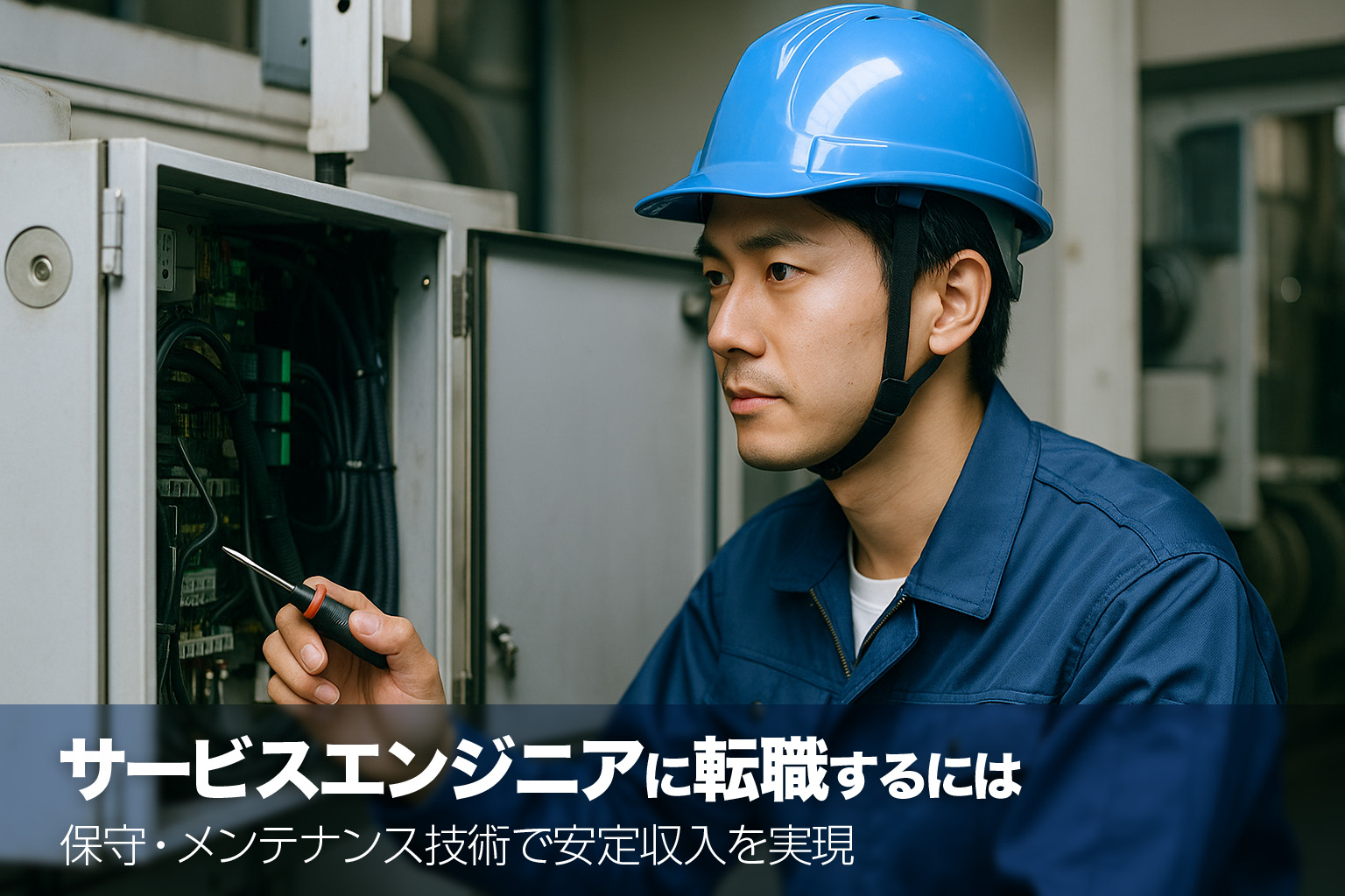 サービスエンジニアに転職するには　保守・メンテナンス技術で安定収入を実現