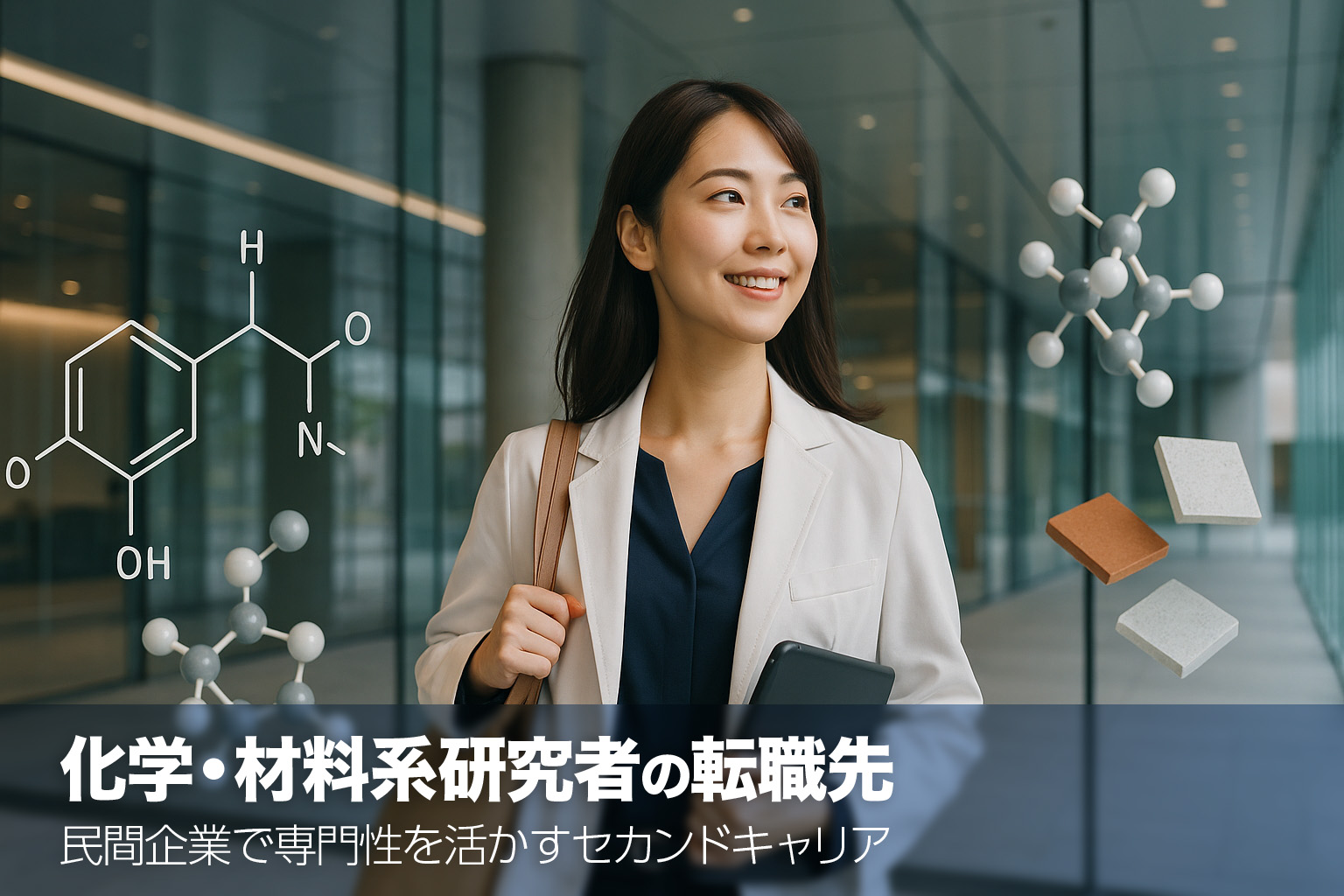 化学・材料系研究者の転職先　民間企業で専門性を活かすセカンドキャリア