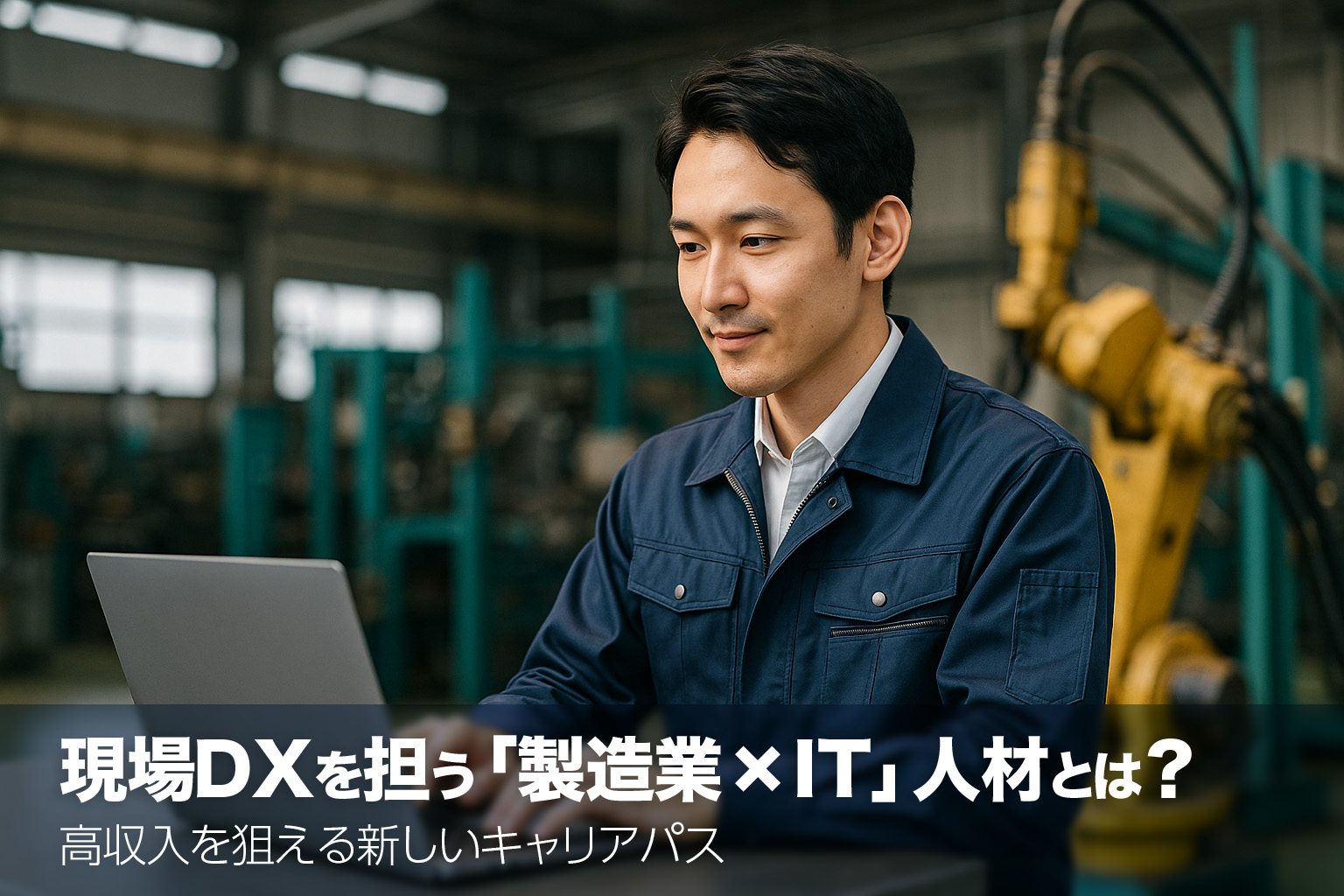 現場DXを担う「製造業×IT」人材とは？ 高収入を狙える新しいキャリアパス