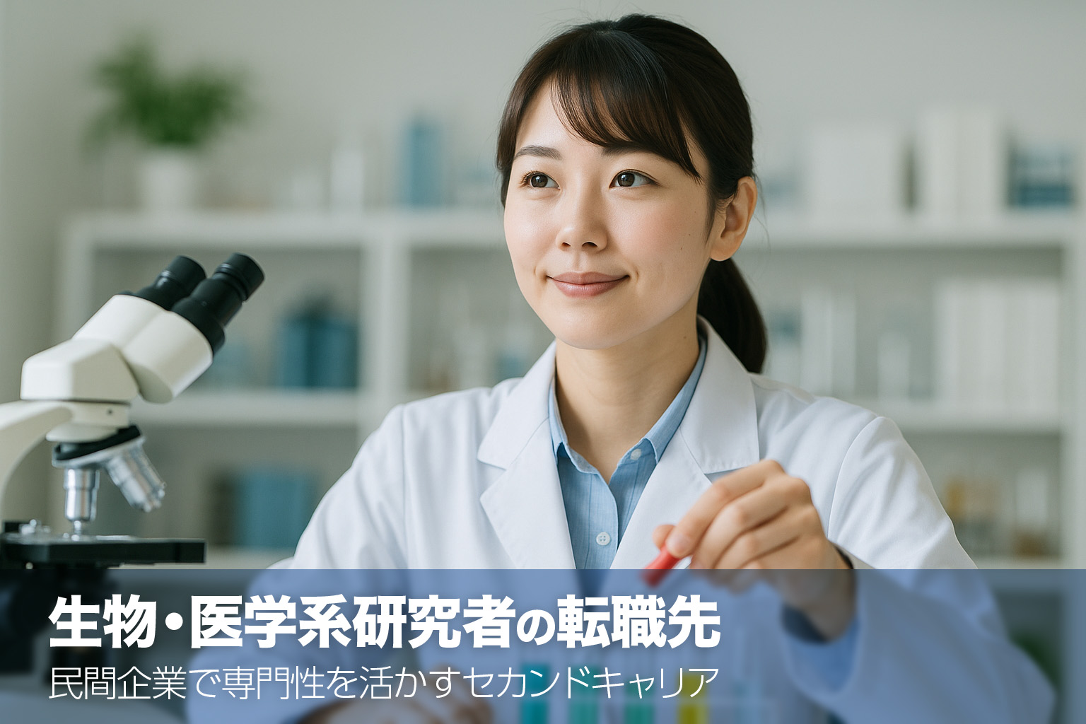生物・医学系研究者の転職先　民間企業で専門性を活かすセカンドキャリア
