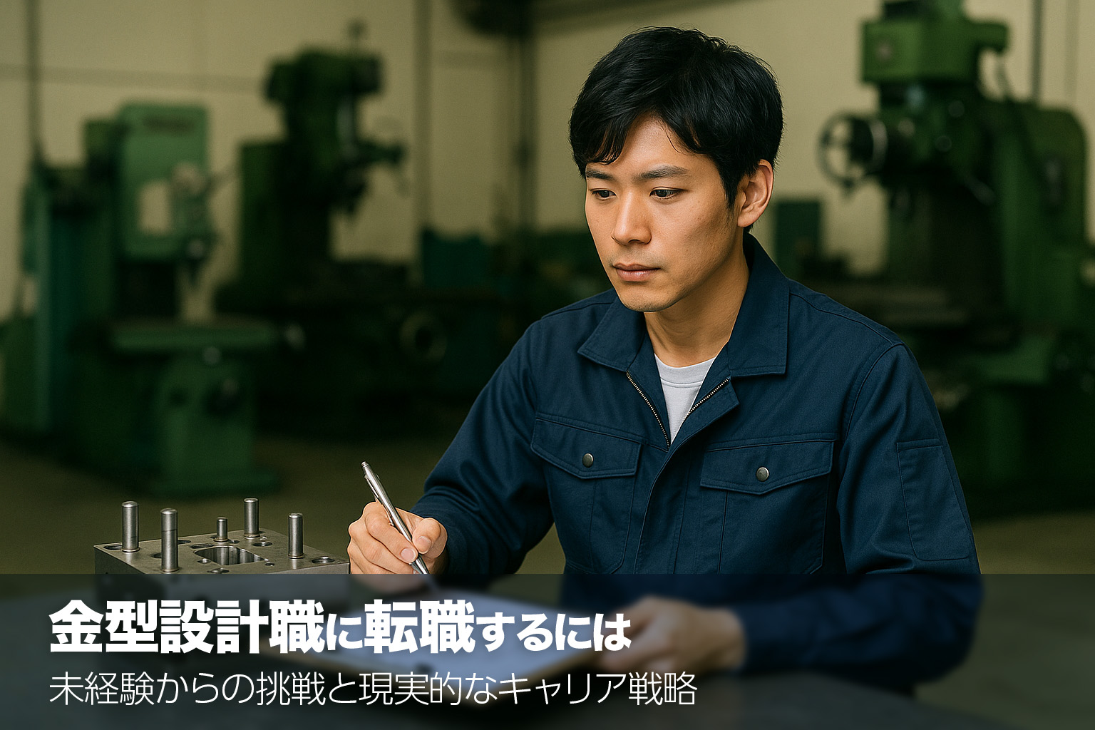 金型設計職に転職するには　未経験からの挑戦と現実的なキャリア戦略