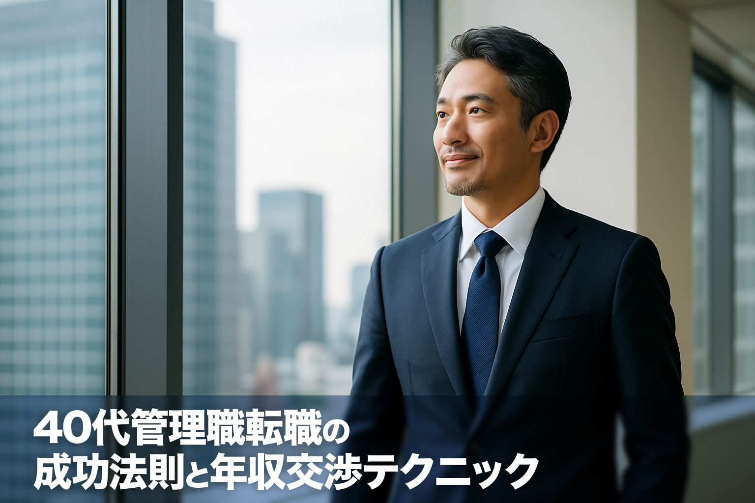 40代管理職転職の成功法則と年収交渉テクニック
