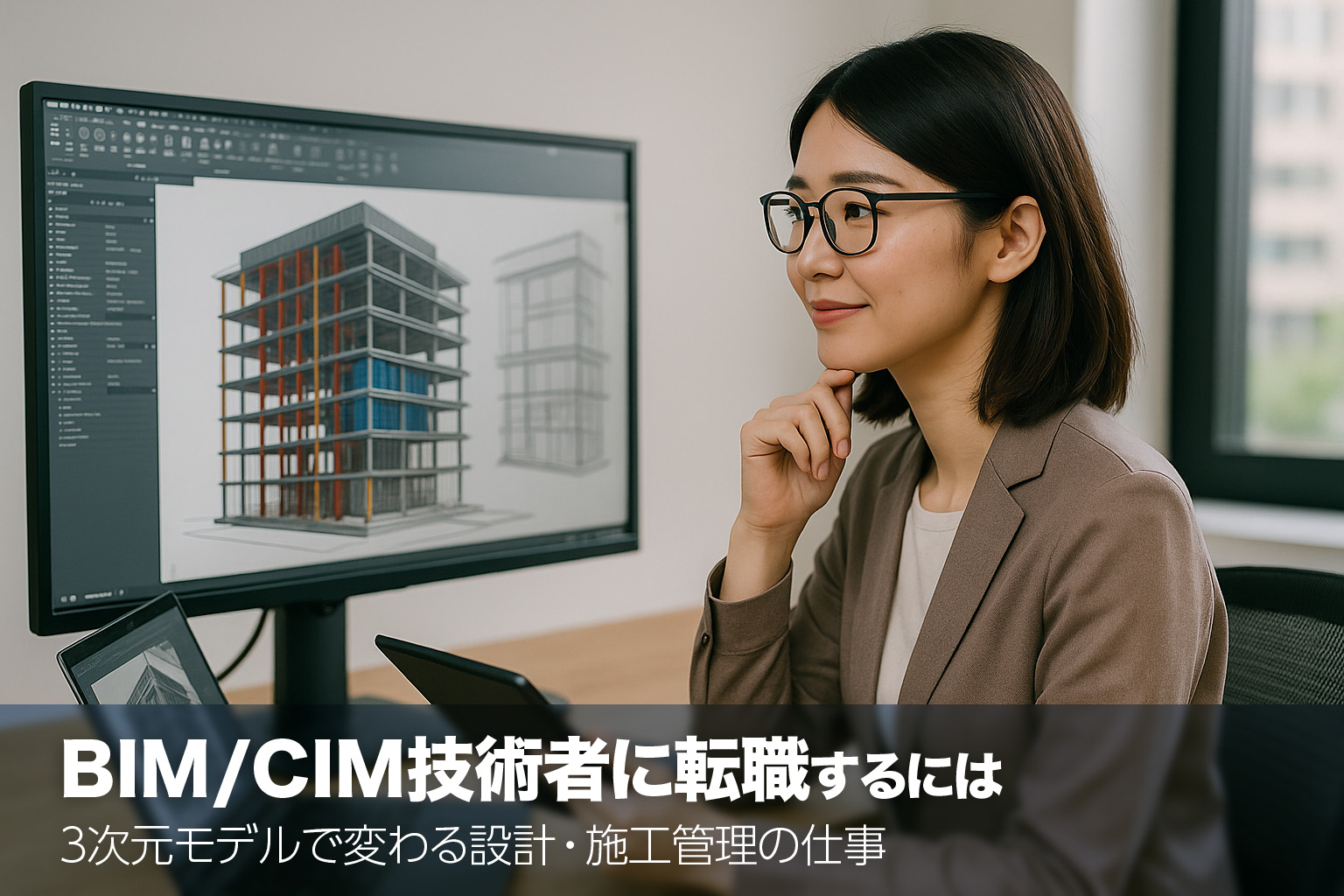 BIM/CIM技術者に転職するには　3次元モデルで変わる設計・施工管理の仕事