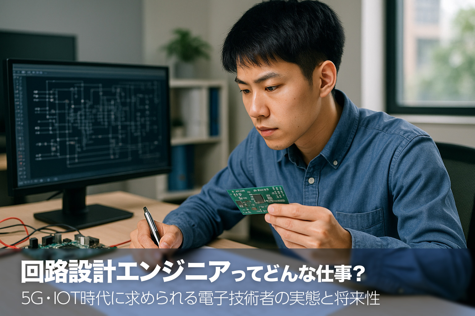 回路設計エンジニアってどんな仕事？5G・IoT時代に求められる電子技術者の実態と将来性
